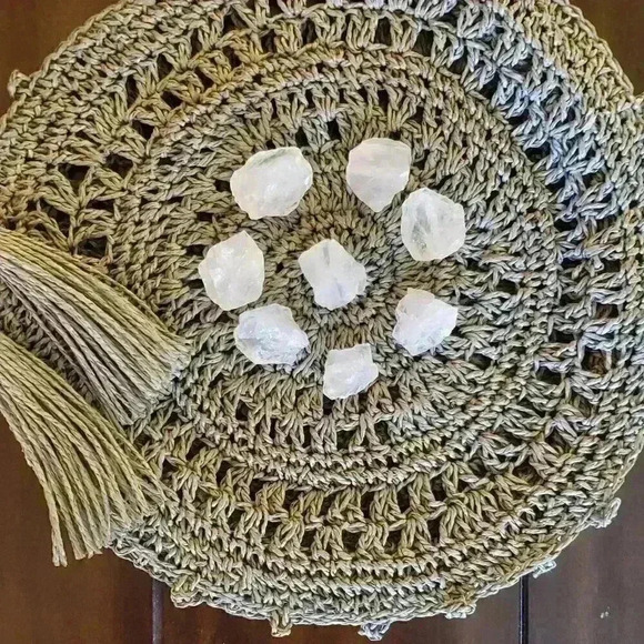 Purse With Clear Quartz Crystals - Picture 2 of 2